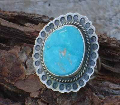 Native American Ring Navajo  - sz 6 1/4